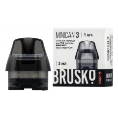 Сменный картридж Brusko Minican 3 - 3 мл (без испарителя)